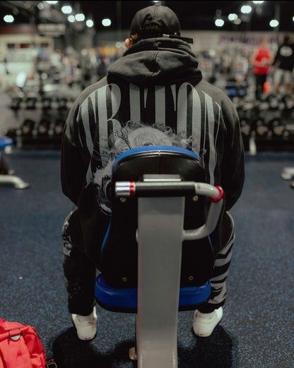 Heavyweight Triton Hoodie (Black Acid Wash)